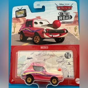 Disney Pixar Cars On The Road Greebles Toy Car - Pink and Red